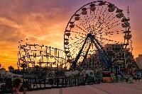 Ferris Wheel Daytona Beach Sunset