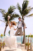 Coconut Bay Beach Resport & Spa wedding couple
