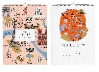 Cities Wall Calendar