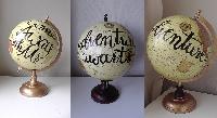 hand painted decorative globes