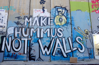 Make Hummus Not War Palestine Peace Art