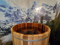RITUAL Nordic Spa cedar soaking tub