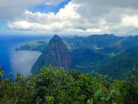st lucia pitons