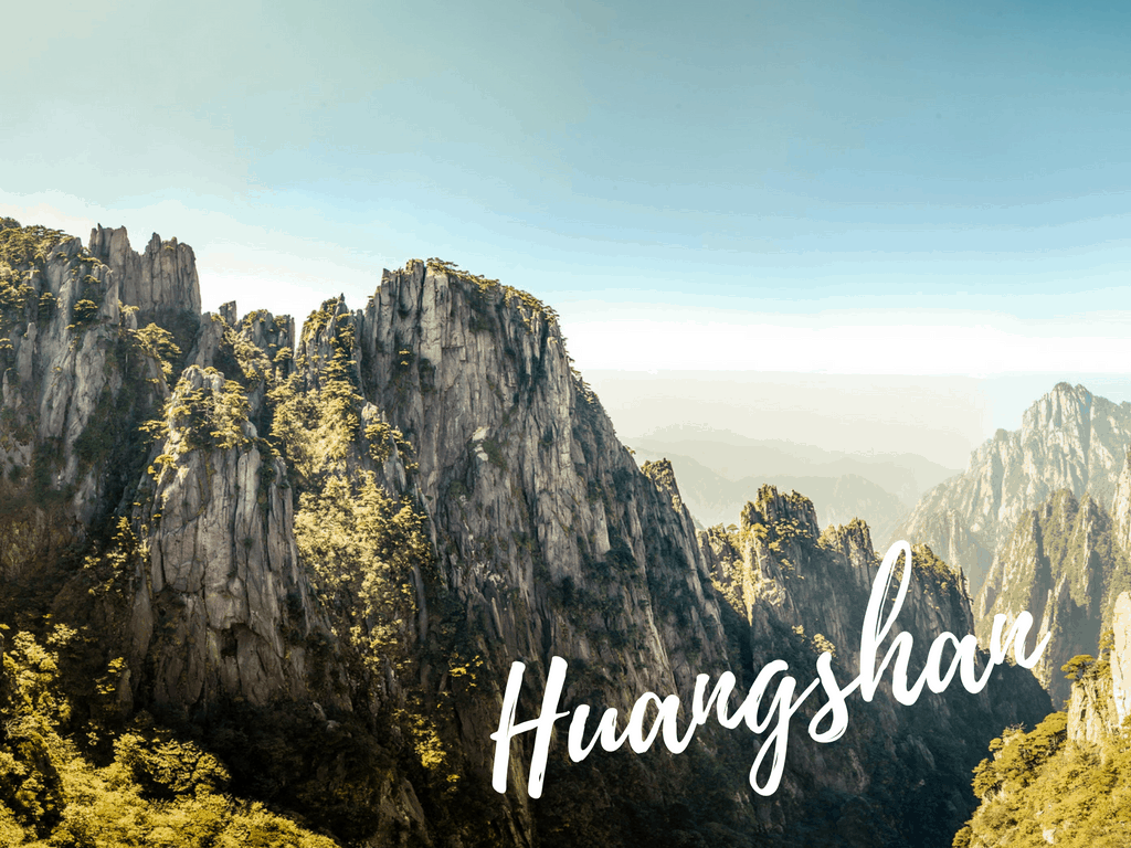 Huangshan china granite mountains