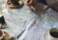 map pen point travel planning itinerary unsure