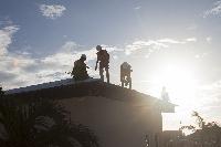 Roof worker