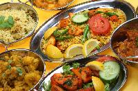 A collection of curries.