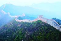 The sheer size and length of the Great Wall of China