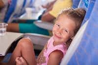 kid flight happy travel children international abroad holiday
