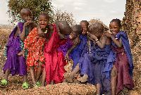 smiling tanzania children