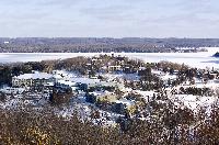 Winter viewpoint over Deerhurst