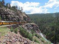 silver rail train road colorado durango