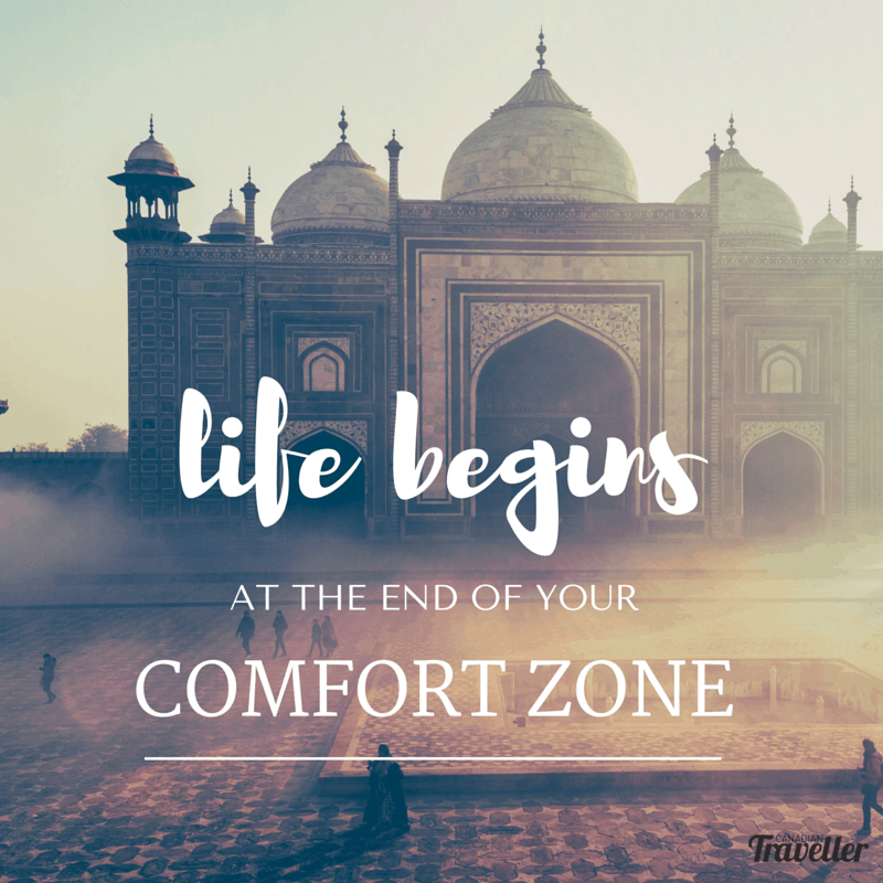 Life begins where your comfort zone ends