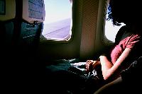 solo traveler female travel plane wanderlust looking