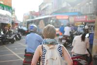 solo female travel traveler khao san road bangkok backpacker alone